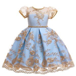 kids Dream Vintage Size 6T Embroidery Girls Dress